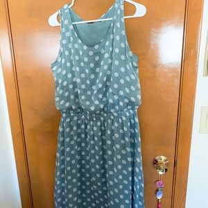 The limited large polka dot dress